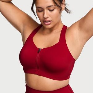 Victoria's Secret 36DDD F incredible knockout Red Sports Bra front close support